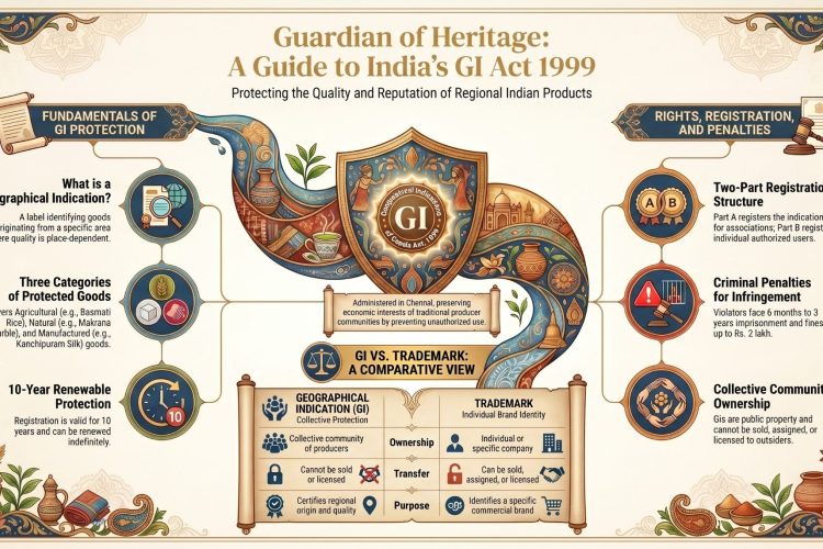 GI Act 1999 Explained: Registration, Rights and Protection of Indian Heritage Products
