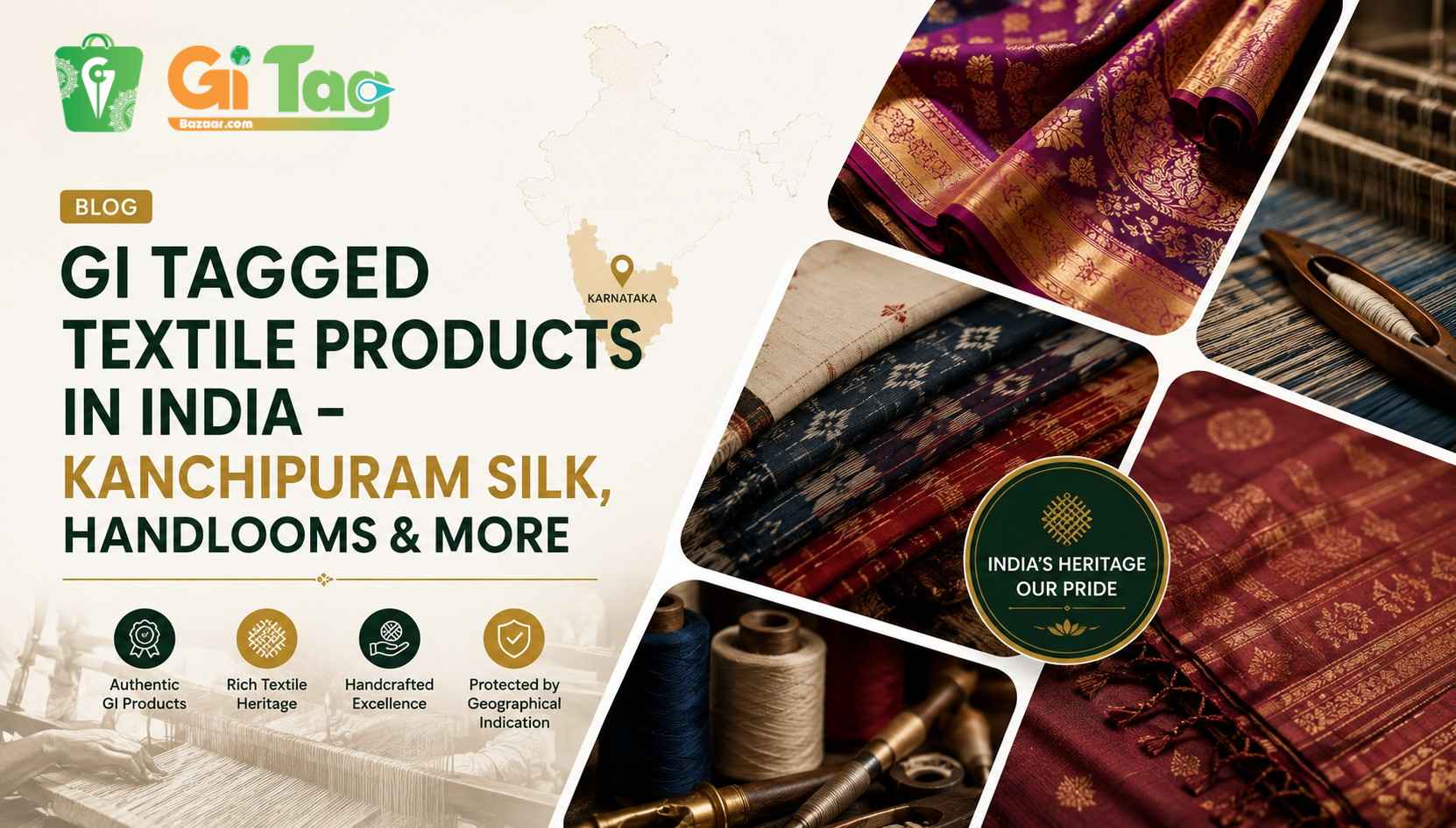 GI Tagged Textile Products in India – Handloom Sarees, Silks and Weaves